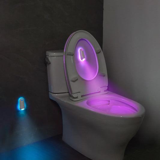 Luz led para vaso sanitário